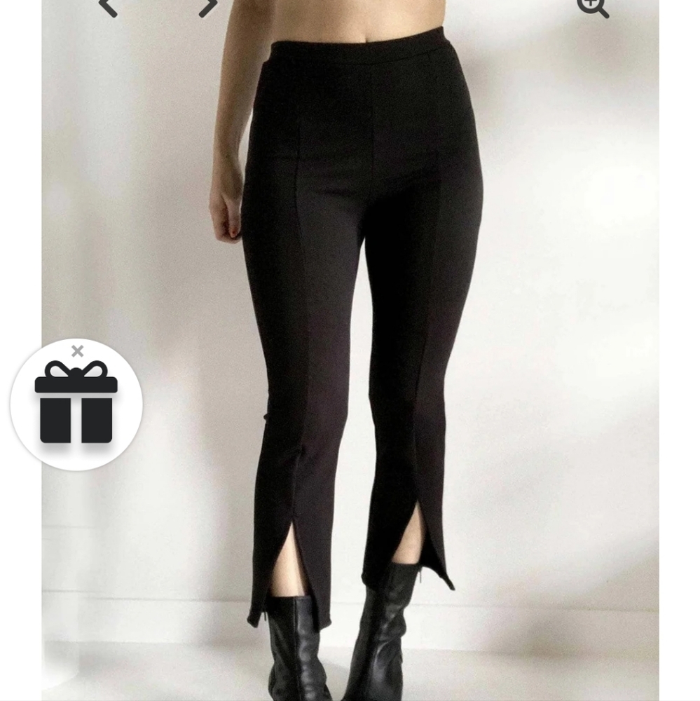 Noctex Elise Split Flare Crop Pants